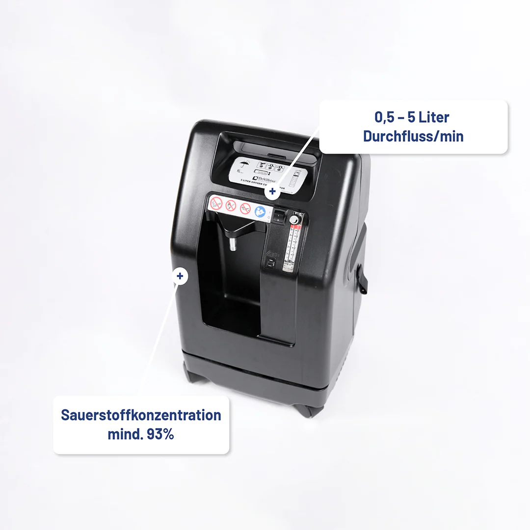 Drive DeVilbiss Compact 525KS stationärer Sauerstoffkonzentrator (bis 5 Liter O2/min) | Komplettset - Image 7