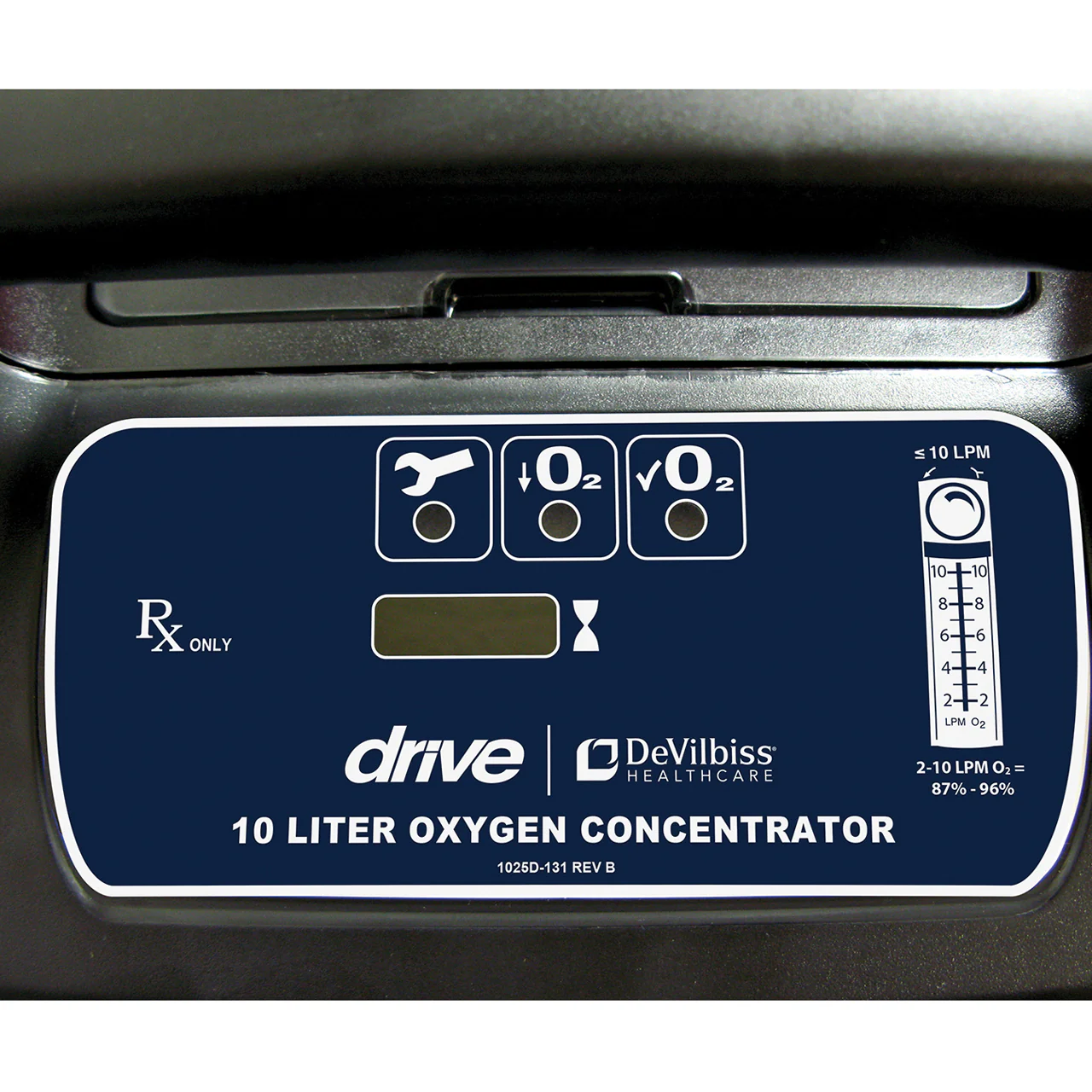 Drive DeVilbiss Compact 1025KS stationärer Sauerstoffkonzentrator (bis 10 Liter O2/min) - Image 3
