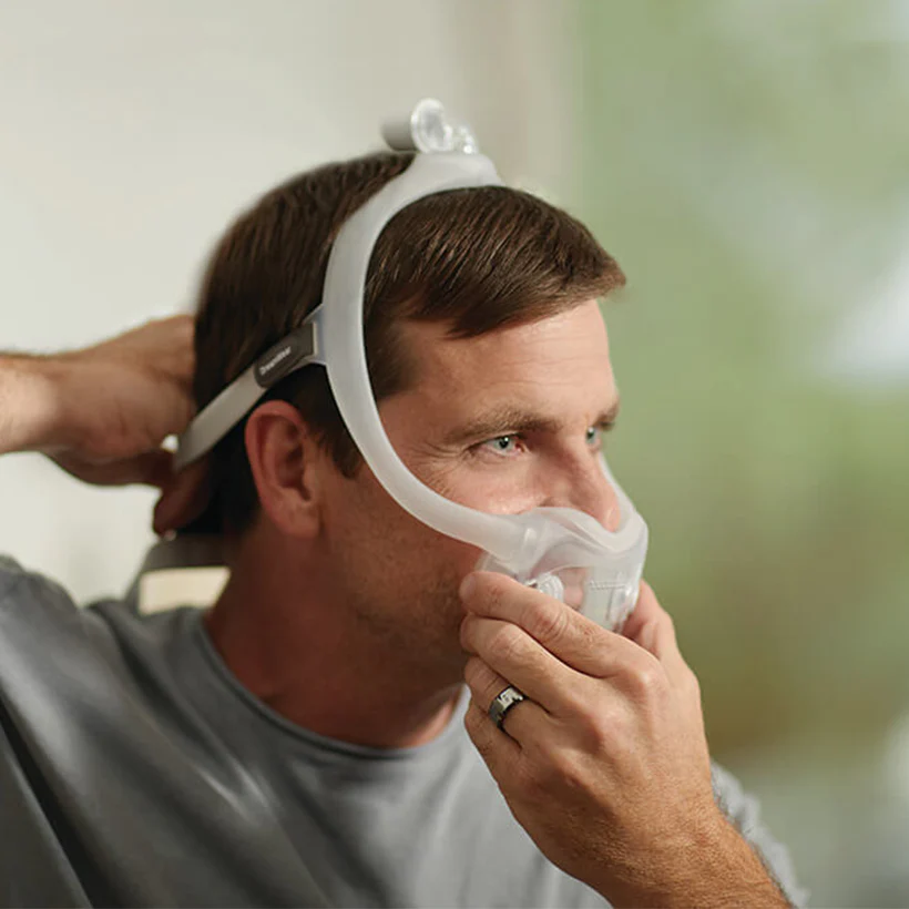 Philips DreamWear Vollgesichtsmaske (CPAP Full Face Maske) inkl. Maskenrahmen in Small und Medium | Komplettset - Image 4