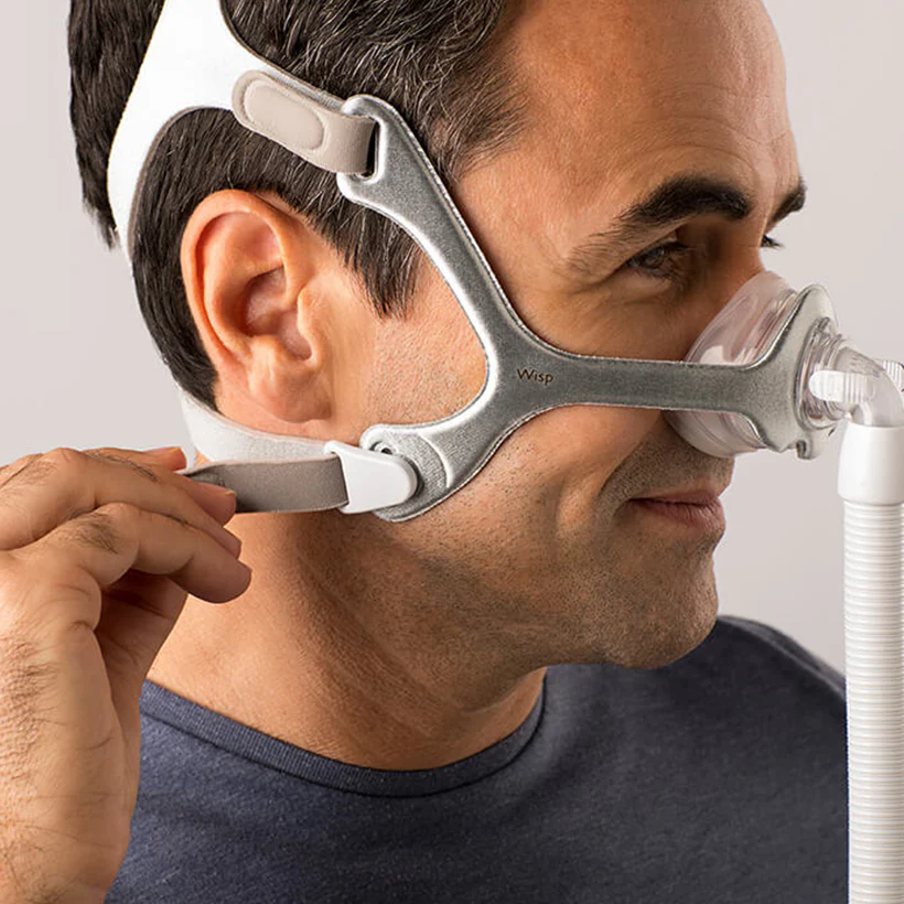 Philips Wisp Nasenmaske mit Stoffrahmen inkl. 3 verschiedenen Maskenkissen | Komplettset - Image 7