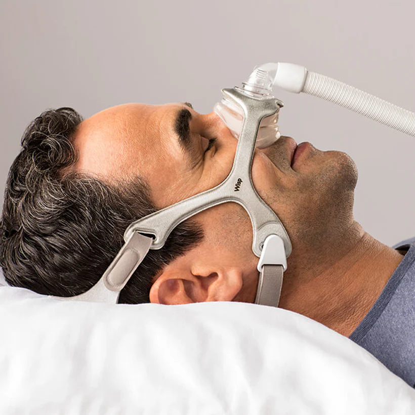 Philips Wisp Nasenmaske mit Stoffrahmen inkl. 3 verschiedenen Maskenkissen | Komplettset - Image 9