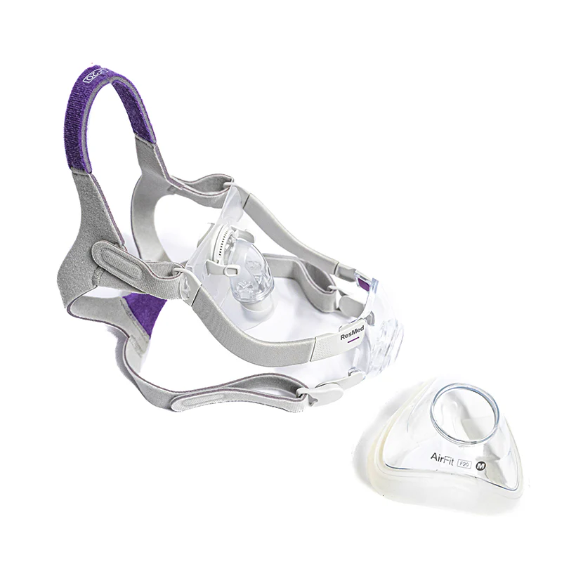 ResMed AirFit F20 Vollgesichtsmaske for Her (CPAP Full Face Maske für Damen) in Größen S M | Komplettset - Image 3